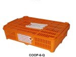 4 PACK - Plastic Game Bird Transport Crate Poultry Cage Quail Transport Coop