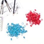 200Pcs Chicken Birds Leg Rings 8mm quail leg bands Numbered Chicken Birds Identification Leg Bands Poultry Leg Bands Clip on Leg Rings for Pigeons Lovebird Coturnix Quail Chicken Goose Gamefowl Turkey