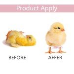 50 Pieces Baby Chick Splay Leg Hobble - Chicken Leg Bands for Spraddle Leg Repair (1-3 Days) - Suitable for Newly Hatched Chicks, Birds, Quails, and Ducks