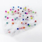 50 Pieces Baby Chick Splay Leg Hobble - Chicken Leg Bands for Spraddle Leg Repair (1-3 Days) - Suitable for Newly Hatched Chicks, Birds, Quails, and Ducks