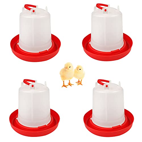 DoubleWood 4-Pack Hanging Poultry Waterer Kit