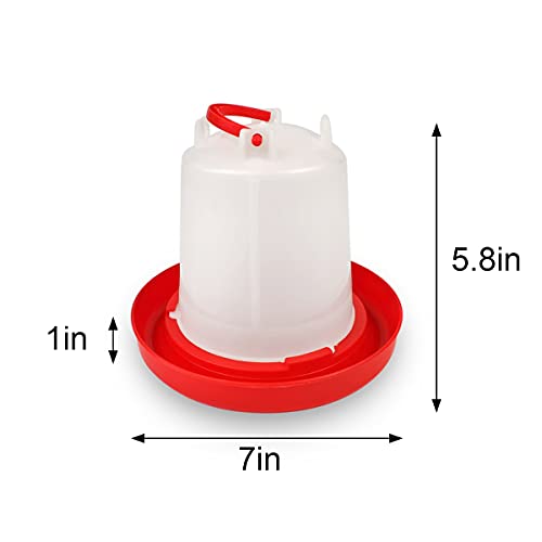 DoubleWood 4-Pack Hanging Poultry Waterer Kit