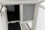 TRIXIE Natura Insulated Outdoor Rabbit Hutch Ideal for Cold Weather, Large Secure Run, Foam Insulation Walls