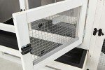 TRIXIE Natura Insulated Outdoor Rabbit Hutch Ideal for Cold Weather, Large Secure Run, Foam Insulation Walls