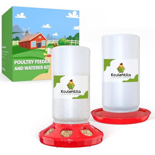 Automatic Chick Feeder and Waterer Kit