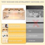 Large Chicken Brooder Box for Chick, Extra Wide Wooden Brooder Box 31.5" with Intelligent Thermostat, 2 Temp Control & 3 Heat Lamps, Chick Brooder Boxes for Baby Quail Duck Hamsters Indoor Outdoor Use