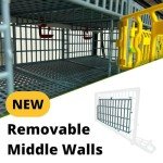Quail Breeding Cage Indoor: 5 Layer Stackable Quail Coops, Quail Pens Easy Clean, Rust-Free, Easy Egg Collection (2024 Upgrades: Longer Waste Trays, Removable Middle Walls) Cimuka by Hatching Time