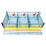 Quail Breeding Cage Indoor: 3 Layer Stackable Quail Coops, Quail Pens, Easy Clean, Rust-Free, Easy Egg Collection (2024 Upgrades: Longer Waste Tray, Removable Middle Walls) Cimuka by Hatching Time
