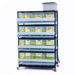 Quail Cage - 4 Layer for Breeding (NEW: Quail Hutch Mod) Cimuka