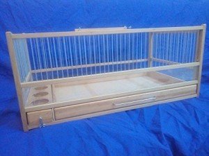 for Quail, Rodent, Small Animal/Wooden Quail Cage, Plexiglas, Slide Out Tray