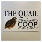 SIGNCHAT Quail Coop White Sign Metal Sign 8x12 inches
