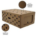 Quick fill Cardboard transport crate-Pack of 5 gamebirds chickens Pheasant