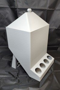 Quail Feeder - Massive 5.5 lb J-Feeder: Stop Throwing Money Away on Spilled Food