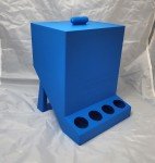 Quail Feeder - Massive 5.5 lb J-Feeder: Stop Throwing Money Away on Spilled Food