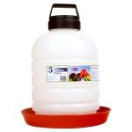 Farm Tuff Top Fill Plastic Poultry and Game Bird Fountain, 5 Gallon Capacity