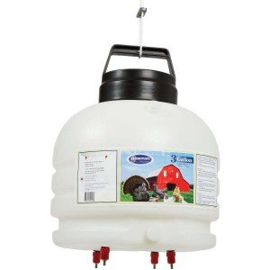 Farm-Tuff 3 Gal. Gravity-Feed Plastic Game & Bird Range Poultry Waterer RW-3G