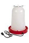 API® Heated Poultry Waterer | Chicken or Bird Waterer | Heated Waterer for Winter | 3 Gallon