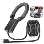 KNEOYR 500W De-icer Submergible Bird Bath Heater Aluminum Cast for Livestock Poultry Horses, Cows, Birds, Wildlife Drinking Indoor Outdoors in Winter with 10 Foot Cord Birdbath Water Heater