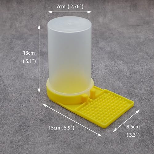 Yellow Water Feeder for Baby Button Quail