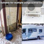 Thermostat Controlled Extension Cord,32°F(0 Degree) Auto On/50°F(10 Degree) Thermostat Controlled Outlet for Heat Cable Controller,Compatible with Any Outdoor Thermostat Plug Outlet