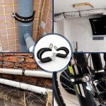 ZIPCCI 3/4 Inch Cable Clamp, 20 Pack Stainless Steel Wire Clamp for Pipe, Hose, and Cable Protection with Metal Rubber Clips (20mm)