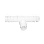 JoyTube Plastic 1/2" ID Hose Barb Fittings, Equal Barbed Tee Pipe Connectors 3 Way Joint Splicer Mender Union Adapter for Boat Aquarium, Pack of 6