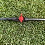 La Farah 10pcs Drip Irrigation Tubing Fittings, In-Line Barbed Switch Valve For 1/2 Inch Drip Tubing(1/2" ID x 0.65" OD), Shut-Off/On Water Flow