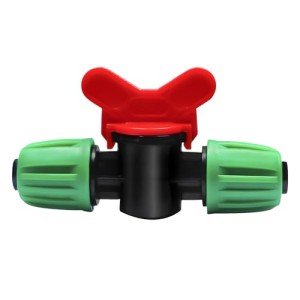 WZFLRUA 12 Pack 1/2 Inch Drip Irrigation Shut Off Valve (1/2" ID x 0.65" OD), Drip Line Irrigation Locked Barbed Control Valve for 1/2'' Irrigation Tubing Anti Leak Irrigation System Valve Fittings