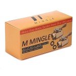 M MINGLE Heavy Duty Brass Garden Hose Shut Off Valve, 3/4 Inch, 2-Pack with 2 Hose Washers