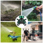 Garden Hose Splitter 2 Way - Water Hose Splitter with Long Handle Garden Hose Shut off Valve Double Y Connector Faucet Splitter Hose Connector
