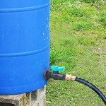 Rain Barrel Spigot Kit with a Hole Saw Include PVC Bulkhead Fitting Ball Valve Thread Seal Tape and Garden Hose Male Threaded Adapter(1" Male) for 1" Female Threaded Connector(1 inch)