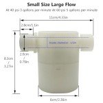 Water Float Valve, Water Level Control Water Tank Traditional Float Valve Upgrade 2 PCS (1/2", side inlet)