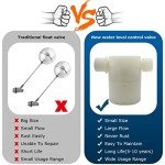Water Float Valve, Water Level Control Water Tank Traditional Float Valve Upgrade 2 PCS(3/4", side inlet)