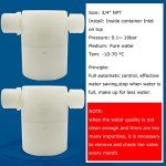 Water Float Valve, Water Level Control Water Tank Traditional Float Valve Upgrade 2 PCS(3/4", side inlet)