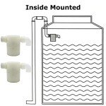 Water Float Valve, Water Level Control Water Tank Traditional Float Valve Upgrade 2 PCS(3/4", side inlet)