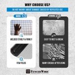 Fencer Wire 14 Gauge Hardware Cloth, Black Vinyl Coated Welded Wire Mesh, Chicken Coop Wire Fence, 1 Inch x 1 Inch Grid (48 Inch x 50 ft.)