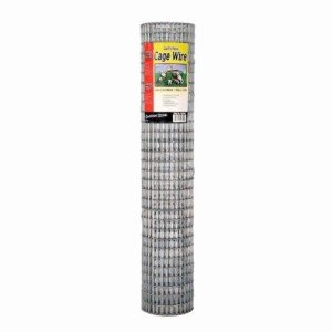 Garden Zone 403010 1/2" x 1" Mesh 16-Gauge Galvanized Wire Fence, 30" x 10'