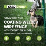 YardGard Welded Wire 1/2X1 Inch Mesh 36 Inch X 100 Foot 16 Gauge Galvanized Steel Wire Fence Ideal for Animal Enclosures, Cage Wire, Property Protection, Garden Fence, Rabbit Fence, and Utility Fence