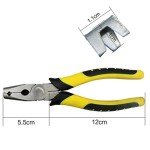 Wire Cage Buckle Clips Pliers Poultry Chicken Quail Pigeon Rabbit Pet Dog Cat Cage Building Assembly Kit Cage Snap Clip Clamp (Plier)