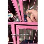 Cheerock 10pcs Spring Latch Hook for Cat Bird Cage, Pet Cage Door Spring Latch Lock, Rabbit Cages Door Spring Latch Hook, Pet Cage Door Fixing Compatible with Large Bird Parrot Cat