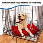 Hotop 20 Pieces Spring Door Latch for Rabbit Cages Metal Finger Hook Fixing Pet Wire Cage Birds Bunny Rodents Guinea Pig Hamster Parrot Hedgehog (3.35 x 0.9 Inch)