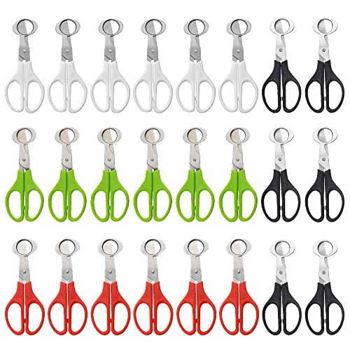 Stainless Steel Quail Egg Cutter Scissors - 24 Pack