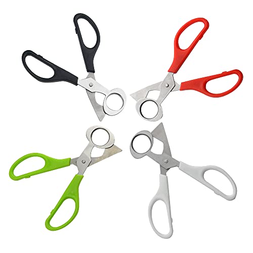 Stainless Steel Quail Egg Cutter Scissors - 24 Pack