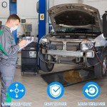 Hlimior 3Pcs Extra Large Auto Oil Drip Pan- 35.4 x 24 x1.6 Inches Oil Drip Tray for Under Car Plastic Oil Tray,Oil Catch Pan Replacement Tray to Keep Garage Floor Show Room Driveway Safe and Clean