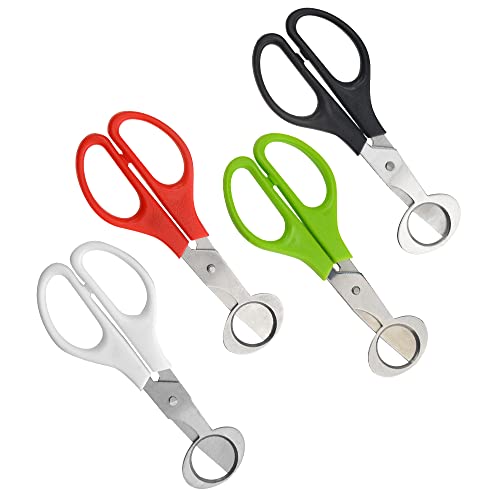 Stainless Steel Quail Egg Cutter Scissors - 24 Pack