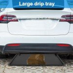 Hlimior 6Pcs Extra Large Auto Oil Drip Pan- 35.4 x 24 x1.6 Inches Oil Drip Tray for Under Car Plastic Oil Tray,Oil Catch Pan Replacement Tray to Keep Garage Floor Show Room Driveway Safe and Clean