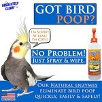Absolutely Clean Amazing Bird Cage Cleaner and Deodorizer - Just Spray/Wipe - Safely & Easily Removes Bird Messes Quickly and Easily - Made in The US 16oz (Pack of 2)