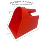 Pecking Order 9669 Feed Scoop, Red
