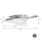 New Star 34585 Cast Aluminum Utility Scoop, 58-Ounce