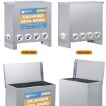 BUYYAH Automatic Chicken Feeder, 85-120lbs Capacity, 10-Port Galvanized Metal Poultry Feeder, No Waste Waterproof Chicken Feeder, Suitable for Geese, Ducks, Turkeys, Quails